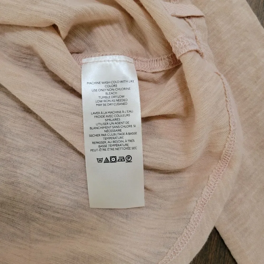 FREE PEOPLE new ARIA top COTTON BLEND in Misty Mink XS NEW